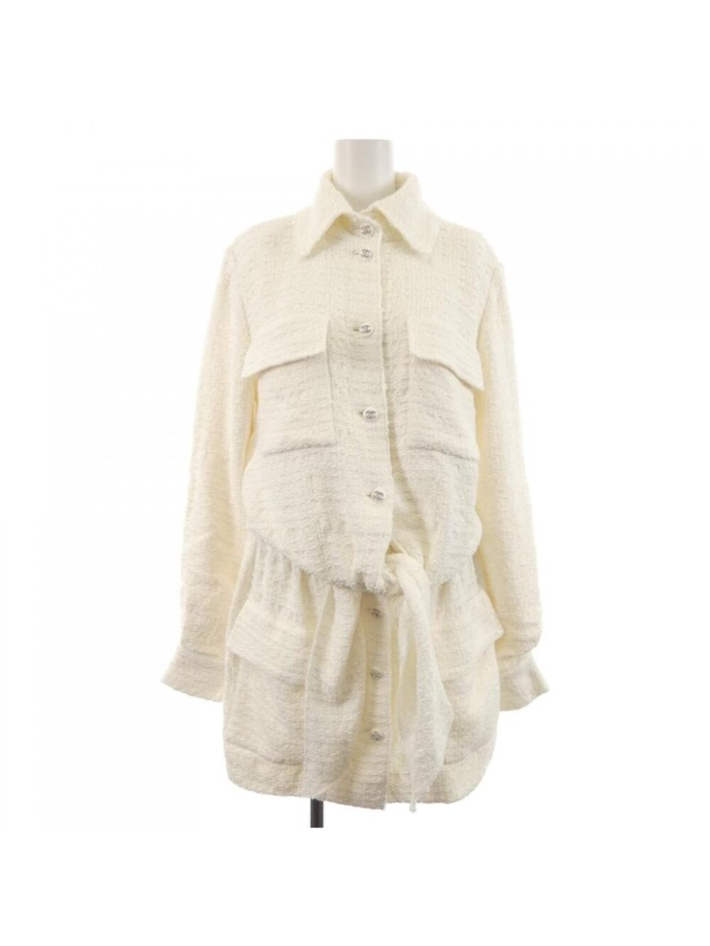 Chanel 21C Jacket White